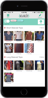 Label Filter Screenshot