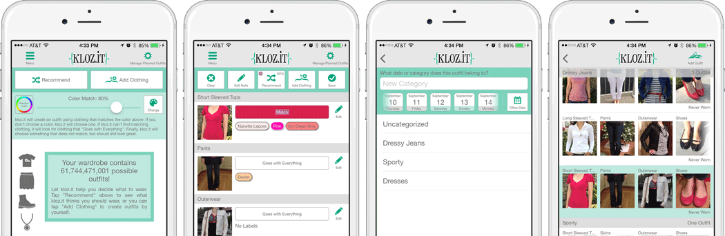 Recommended Outfit Screenshot Sequence